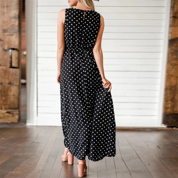 Polka-dot Maxi Dress - Picture 3 of 6